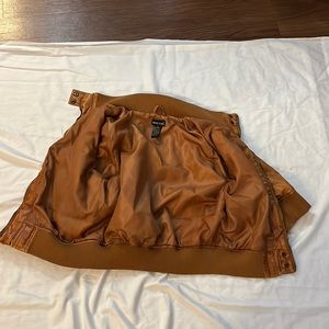 Faux leather jacket from wet seal